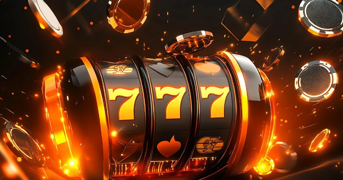 Glowing slot machine with triple seven win and casino chips symbolising bonus strategy and promotions at A66 Malaysia