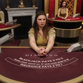 Blackjack Diamond VIP 真人娱乐场游戏